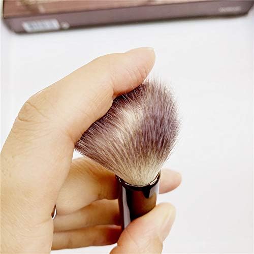 GANFANREN Veil Powder Makeup Brush - Двустранна Четка За Пудрового Хайлайтера, Устанавливающая Грим, Четка За Грим От Мека