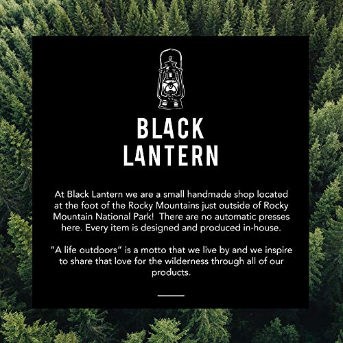 Корк Влакчета от Black Lantern – Корк Поставка за напитки с участието на карта на Национален парк Rocky Mountain (1бр)