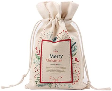 minjiSF, скъпа чанта за съхранение на съвсем малък, подарък чанта за Дядо Коледа, украса за дома, малки мрежести торби