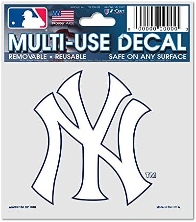Многофункционална Стикер WinCraft MLB Ню Йорк Янкис 84487010, 3 x 4