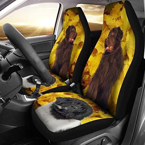 Калъфи за автомобилни седалки с Принтом кучета Павлис Нюфаундленд