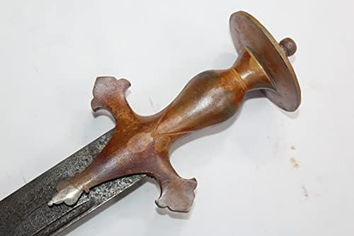 Бижута на Раджастан Прав Меч, Ръчна изработка с запотевшей Рукоятью От Старата стомана 49,5 инча C 355