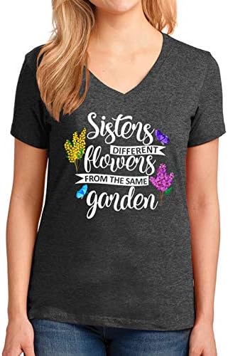 Сестри Различни Цветя от Един градина Риза Женска Тениска