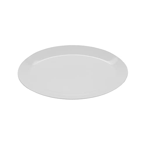 G. E. T. OP-1411-AW Американски Бял 14 x 10,75 Овална чиния-купе (опаковка от 12 броя)