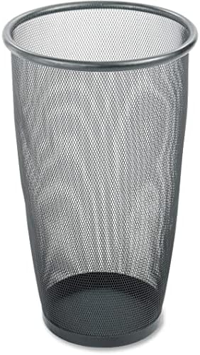 Малка кръгла кошница за боклук Safco Продукти от ониксовой окото, 3 литра, Черна, 9716BL (опаковка от 3 броя)