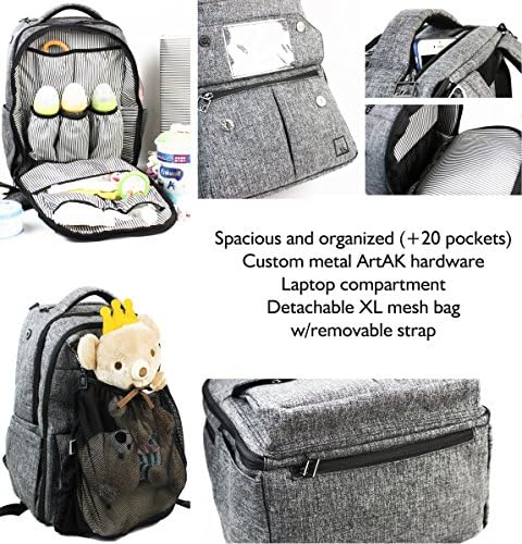 Чанта за Памперси Раница Голяма Многофункционална Семейна Пътна Детска Чанта Колани За инвалидни Колички