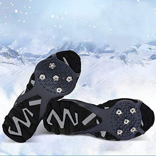 2 Двойки Снежни шипове за обувки, Нескользящие Шпайкове за улавяне на обувки, Ледени ръкохватки за обувки