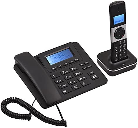 Безжичен телефон XIXIAN, D2002 TAM, Разтегателен Жичен Телефонна система с гласова поща, номер на обаждащия се /