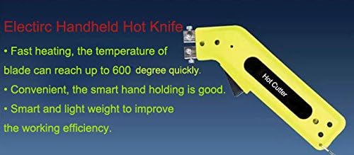 Ръчен Електрически Нож за топла нож Мощност 100 W за Рязане на Въже, плат завеси За тежки условия на работа