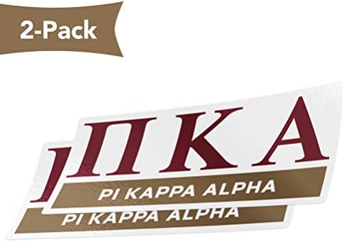 Пустинен Кактус Трябва да се Kappa Alpha 2-Pack Стикер на гръцки език за Прозорци Преносим компютър на Автомобила Pike (Стикер с името на цвят /буква)