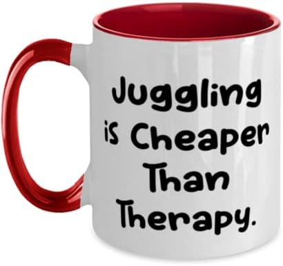 Подаръци за жонглиране, за мъже и жени, Жонглиране по-евтино терапия, Забавна два цвята чаша за жонглиране с 11 грама,