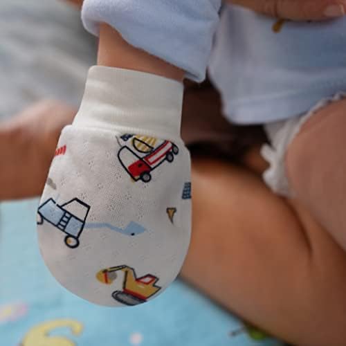 ОРИГИНАЛНИ Памучни Ръкавици За Новородени Без Драскотини, Ръкавици За Момчета и Момичета 0-6 Месеца
