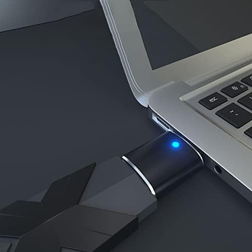 адаптер whitegoose USB C-Female USB, USB C-Male-Female USB, Съвместим е с MacBook, iMac, iPad, Черен, 2 опаковки