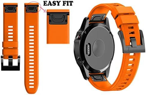 KFAA 26 22 20 ММ и Каишка за часовник Garmin Fenix 7X7 7S Watch быстроразъемный Силиконов каучук Easyfit на китката