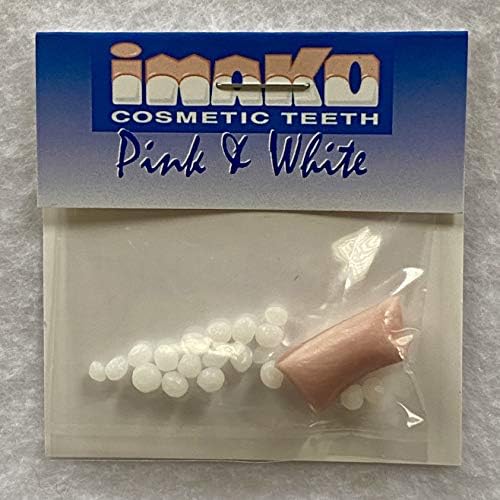 Допълнителни козметични средства за зъбите Imako (Розов и бял материал за монтаж) - 2 опаковки
