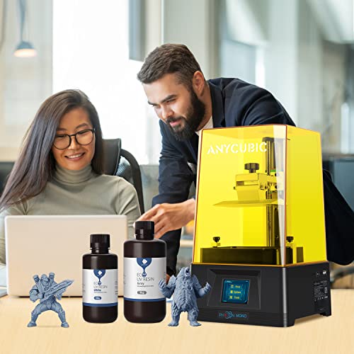 Смола за 3D-принтер ANYCUBIC, Бързо UV-смола на растителна основа 405 nm, С ниско миризма, Фотополимерная Смола за 3D печат,