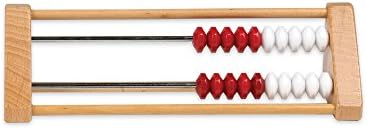EAI Education Дървена Рекенрек с 20 топки и 2 пръчки с блокирующей панел за сухо изтриване | посредник между ръководството