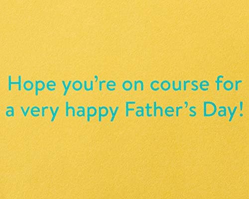 Картичка за Деня на бащата Papyrus Golf (за голф-игри Честит ден на бащата)