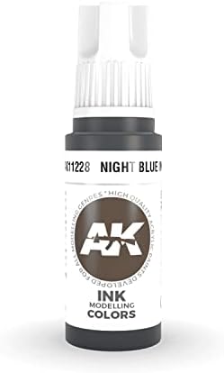 Акрилни мастила AK-Interactive 3-то поколение Night Blue 17 мл