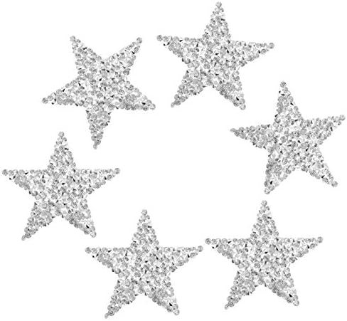 MAGICLULU Етикети 4шт Crystal Звезда Звездна Апликация Петна Звездна Обувки Кръпка Планински Кристал Междузвездни Ленти