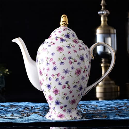 Европейският Красив Малък Цветен Керамични Чай Златна Линия, Дизайн на Порцелан утайка от Чаши и Чинии