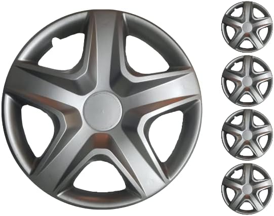 Комплект Copri от 4 Джанти Накладки 16-Инчов Сребрист цвят, Защелкивающихся На Ступицу, подходящ за Chevrolet