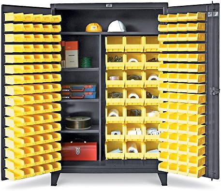 Здрав шкаф за съхранение на продукти от 46-BSCW-241-3WLR Тъмно Сив цвят с рафтове в стил гардероб, 12 калибър,