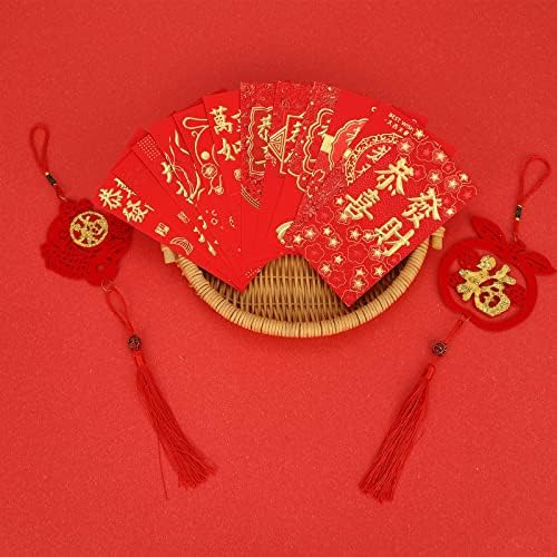 Китайски Червени Пликове, 36 броя на Китайската Нова Година Хонг Бао Щастливи Парични Пликове Пролетния Фестивал