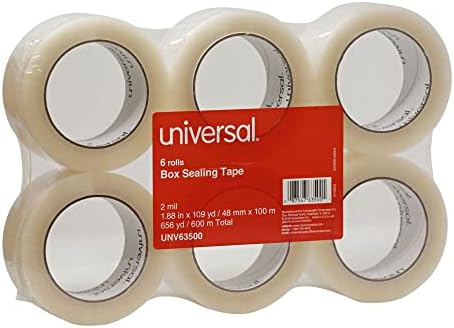 Универсален UNV63500 3 инча. Оборудване запечатване на лентата, за да кутии с общо предназначение размер на 1,88 инча х 110
