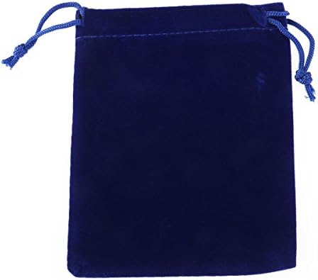 ROSENICE Чанта от съвсем малък 10шт 912см Кадифе Подаръчни опаковки за Сватбени подаръци (Тъмно синьо)