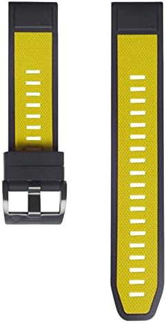 EEOM 26-22 мм Спортен Силиконов каишка за часовник на китката си за Garmin Fenix 6X6 6S Pro 5X5 Plus 3 3HR D2 MK2 Easy Fit Быстросъемный каишка Wirstband (Цвят: A, Размер: за Approach S60 S62)
