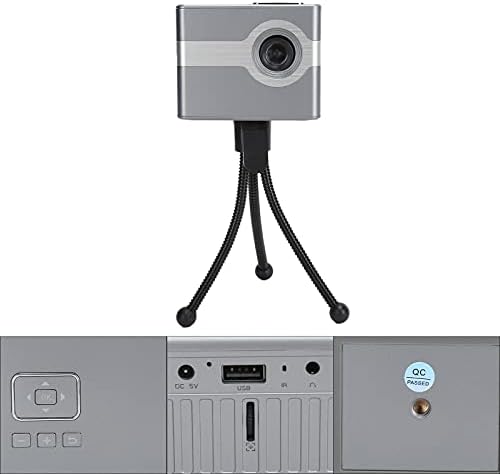 Мини проектор SALUTUY C50, Мултимедиен Проектор за домашно кино, Преносими Многофункционален филм проектор за домашно кино 100‑240 v (#1)