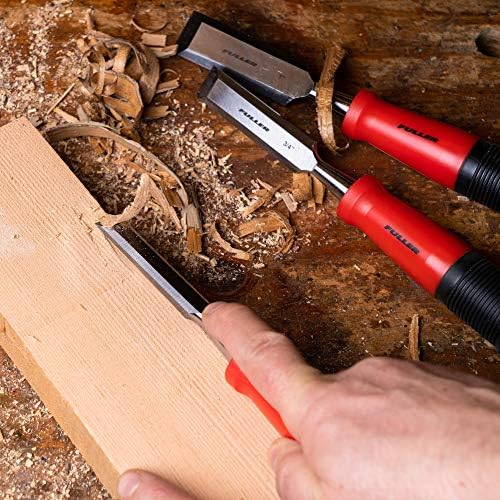 Набор от бита на дърво Фулър Tool 301-1003 от 3 теми - идеален за дърворезба, дограма строителство, дървообработване,