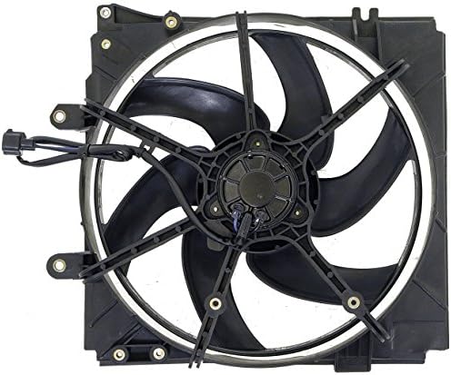 Вентилатор за охлаждане на двигателя Dorman 620-751 в събирането е Съвместим с Някои модели на Mazda