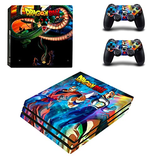 Аниме Драго И VIP Балони son Goku, Зеленчуци, Супер Сайян Стикер на корицата на PS4 или PS5 За конзолата