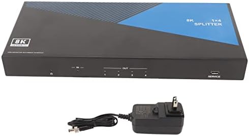 HDMI Превключвател, 8K 60hz 40Gbps 1 до 4 От UHD HDMI Комутатор Адаптер-Сплитер, Метален HDMI Комутатор Скоростна Хъб