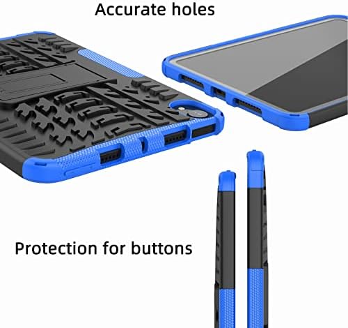 Калъф за таблет UCAMI Калъф за таблет, съвместим с iPad Mini6, Текстура гуми, устойчив на удари Защитен калъф от TPU +