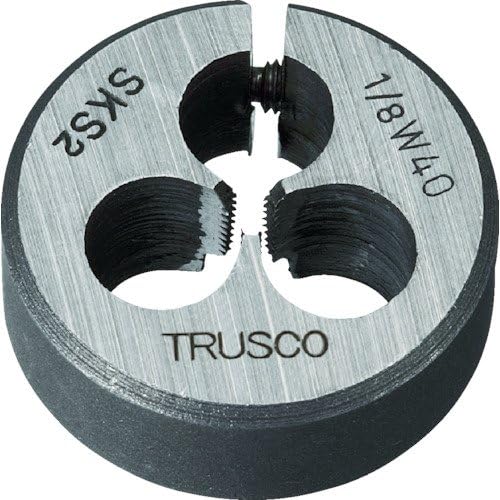 TRUSCO T25D-1/4UNF28 Кръгла Игрална кост с винт Unifi диаметър 25 мм, 1/4UNF28 (SKS)