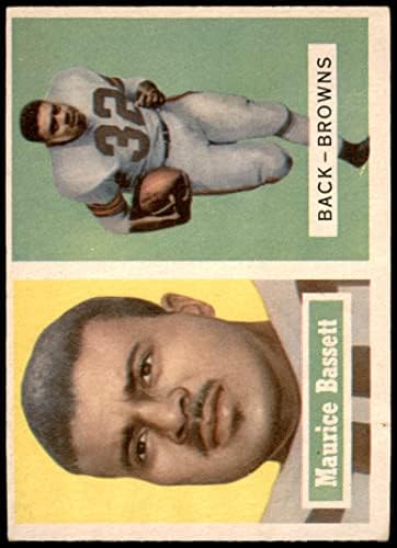 1957 Topps 64 Морис Басет Cleveland Browns-FB (Футболна карта) БИВШ Browns-FB Лэнгстон