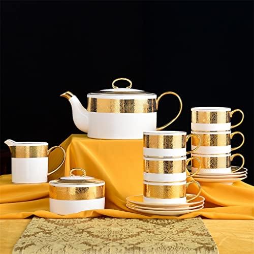 TDD ГГГ 15 Бр. Изискан Кафе Костюм в Европейски Стил, Керамични Чай, Следобеден Чай, Набор от Кафе Чаши от Костен