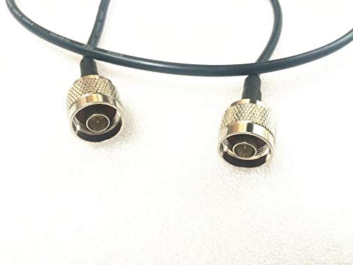 Lysee Communications Parts - 15-Метров Свързващ кабел RG58 N Plug до N штекеру Директен Радиочестотни Коаксиален кабел