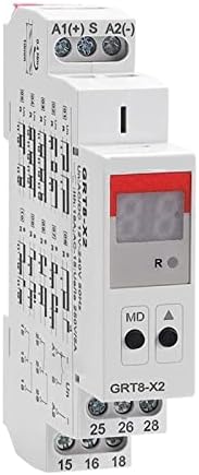 MOMTC GRT8-X Цифров дисплей Многофункционално реле таймер 16A с 20 варианти функции AC DC 12 В 24 В 220 230 1 бр. Размер: