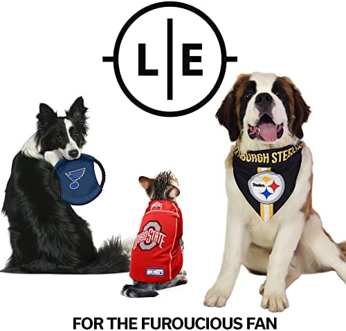 Littlearth Унисекс-Шлейка за домашни любимци с Предната Скоба за възрастни NFL Philadelphia Eagles, Команден Цветове, Голяма