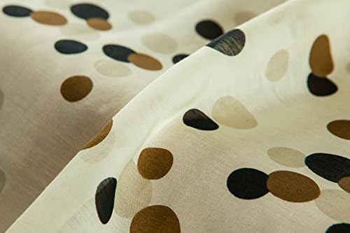 Универсална бельо плат от смесового прозрачна коприна с шарките на нередовни точка, ширина 42,52 инча, ръчно изработени