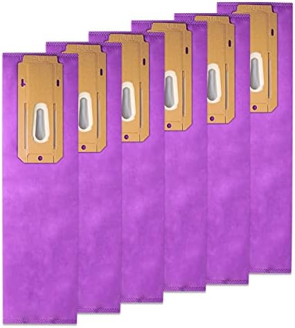 9 Опаковки Вертикални торбичка за прахосмукачка Type CC HEPA, Съвместим с всички модели Oreck Elevate, AK1CC6H, лилаво