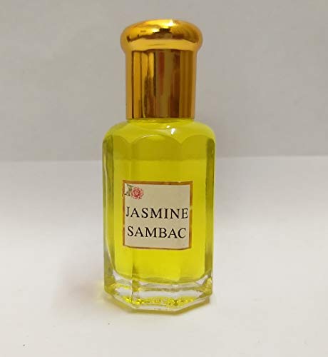 Жасмин Концентриран Парфюмерное Масло от Жасмин Sambac Attar - Ittar 10 мл С аромат на жасмин и Прекрасен цветен