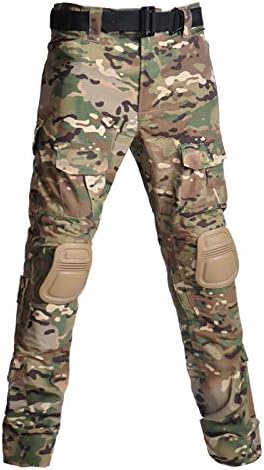 Мъжки Тактически Военни Костюми HARGLESMAN С Дълъг ръкав, Облегающая Форма Amry, Бойна Риза и Панталони с