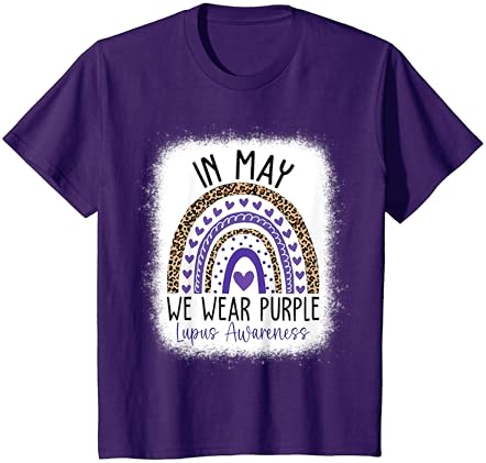 През месец май Сме не ни Виолетови тениска Месеца осъзнаване на лупус
