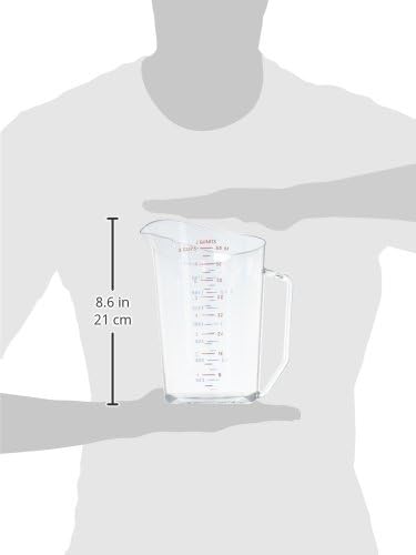 Мерителна чаша Cambro на 1 литър Прозрачен (100MCCW135)