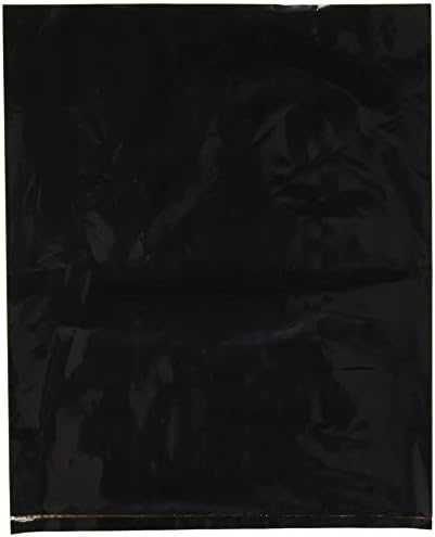 Плоски найлонови торбички Bauxko 8 x 10 инча, Черни, 25 опаковки (xPB465BK-25)